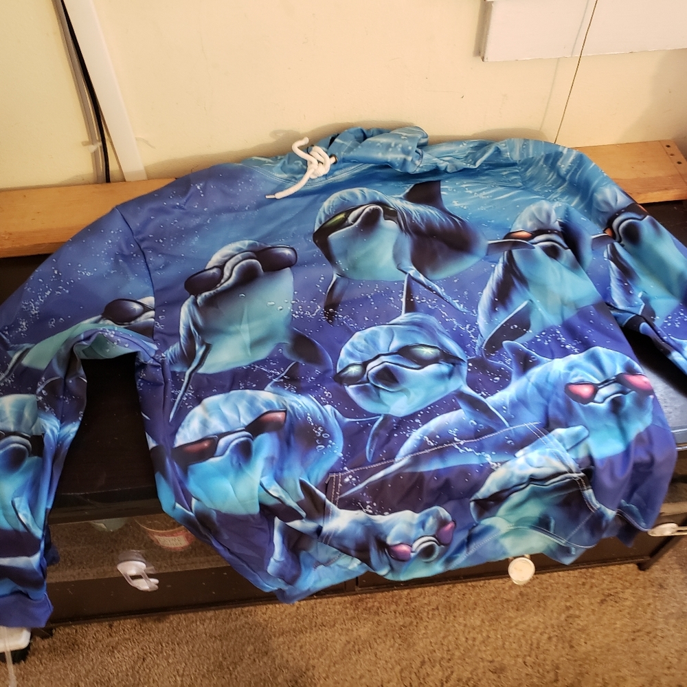 Brand new 3x dolphin hoodie
